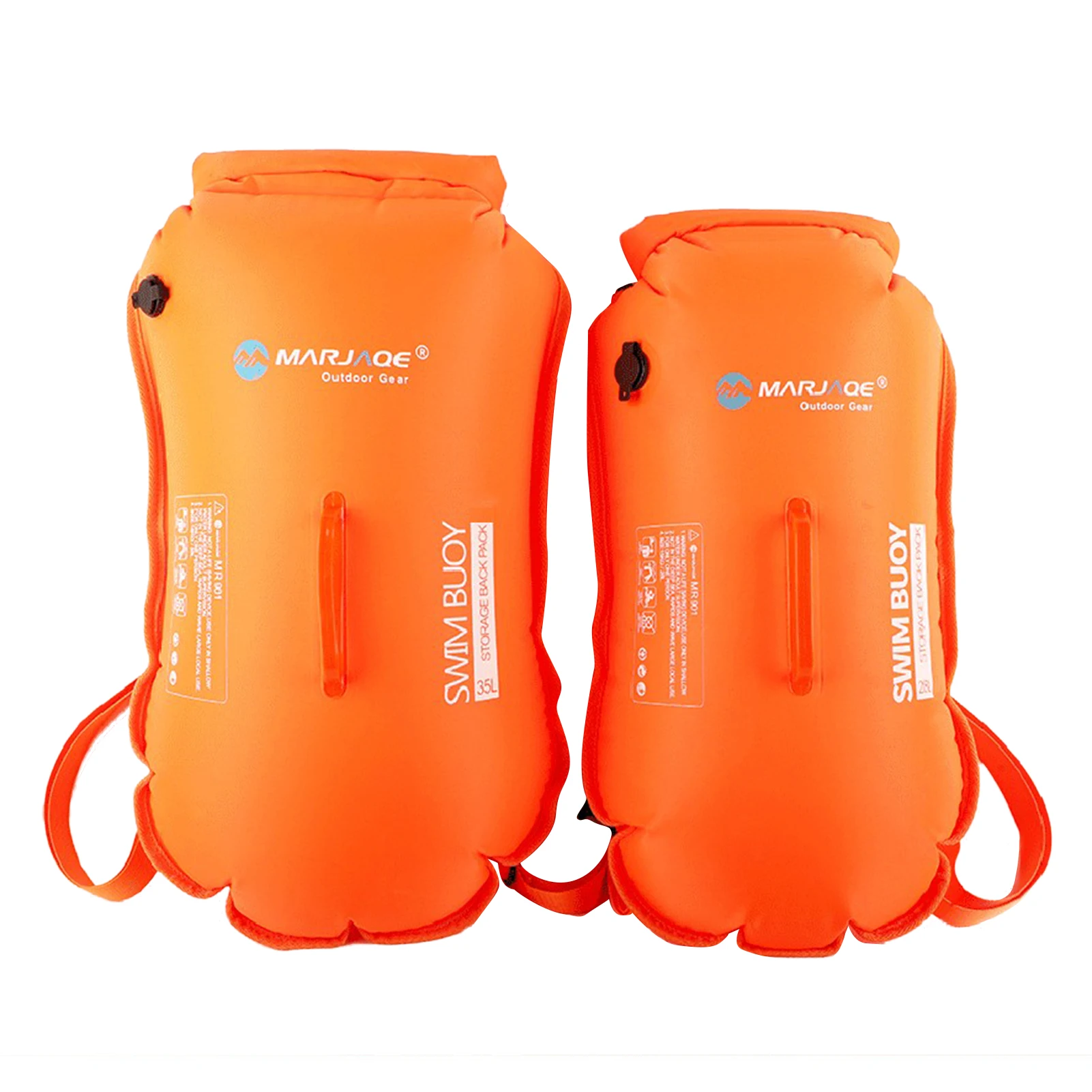

28L 35L Swimming Bag Iatable Swimming Buoy Life Bag Tow Floating Dry Bag Swimming Diving Safety Signal Air Bag Iate Ring