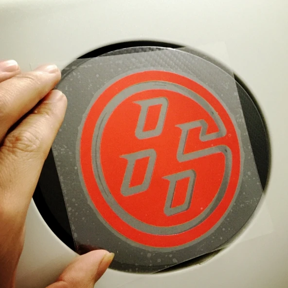 Аксессуары для украшения внешней части автомобиля наклейка на топливный бак