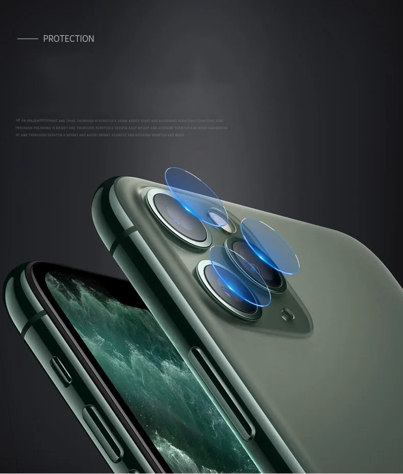 Для iPhone X XR XS Max 11 Pro роскошный объектив камеры закаленное стекло для 5 5S 6 6S 7 8 Plus