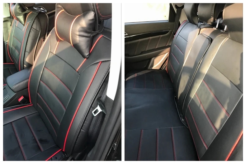 Передний+ задний Чехол автокресла для Mercedes Benz A B C A160 B180 B200 B260 C200 C180 C200 C200K C220 C250 C280 C300 C350 C450 G350d G500