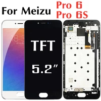 for meizu pro 6 pro6 m570m m570c m570q lcd display touch panel screen with frame digitizer replacement for meizu pro 6s lcd