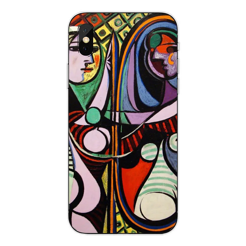 Пабло Пикассо chorando Menina чехол для iphone X XR XS Max 6 5 8 7 mais Caso Pintura A Oleo Casos De Telefone de Жесткий