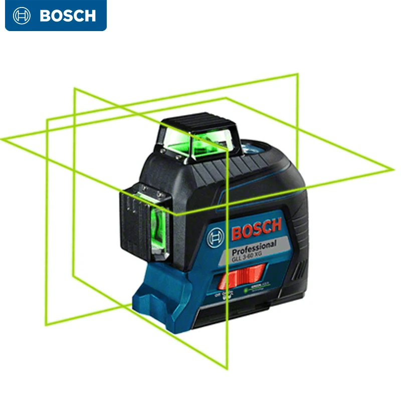 

Bosch Laser Level GLL3-60XG 12 Lines 3D Level Self-Leveling Green Horizontal And Vertical Marking Projection Line For Home