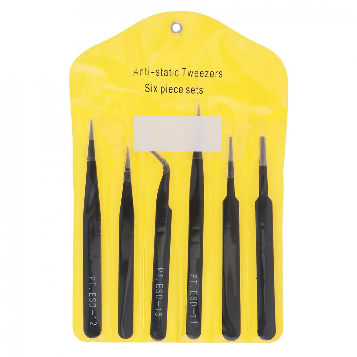 Набор электронных пинцетов из нержавеющей стали 6 шт./компл. 1 0 мм антистатический