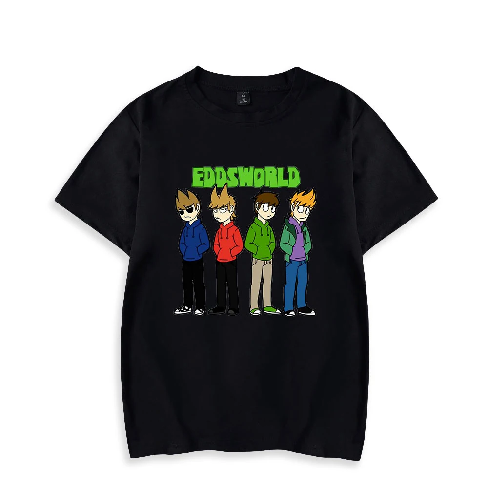 Футболка Eddsworld летняя одежда Модный пуловер Мужская/женская футболка Уникальный