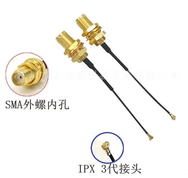 

10pcs SMA Female to uFL/u.FL/IPX/IPEX RF Coax Adapter Assembly MFH3 Pigtail 8" 20cm 25cm 10cm