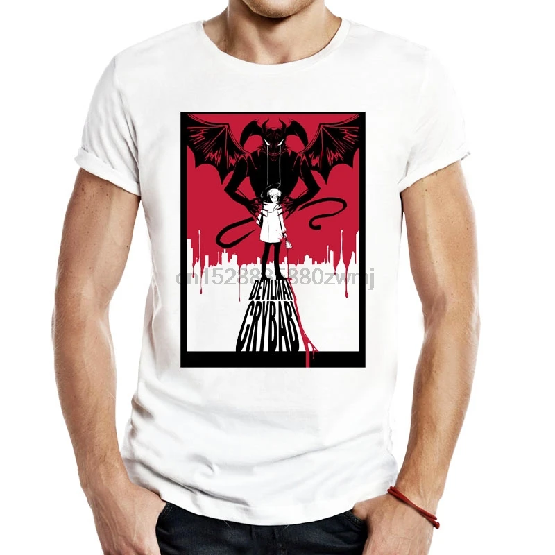 Мужские футболки Devilman Crybaby унисекс Аниме Манга японская Повседневная мода топы с