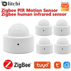 Датчик человеческого тела Tuya Smart ZigBee, Беспроводной сенсор с поддержкой Wi-Fi, с управлением через приложение Tuya Smart Life, 2021