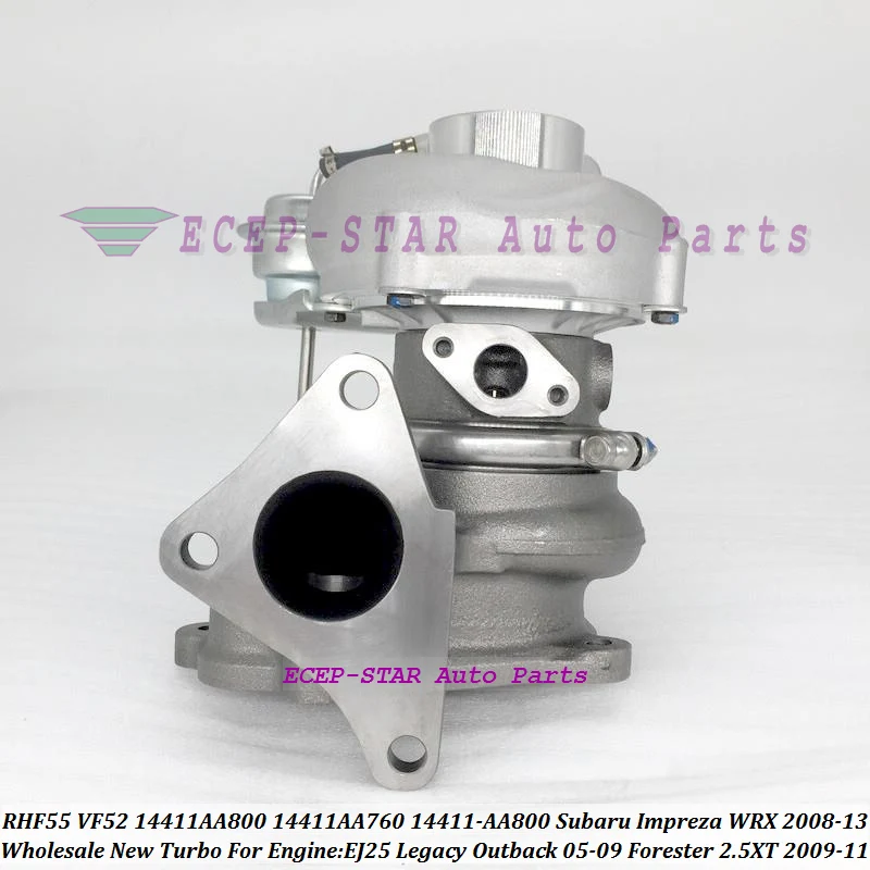 Турбо RHF55 VF52 14411AA800 14411AA760 14411-AA800 для Subaru Impreza WRX 2008-13 Legacy Outback 05-09 Forester 2.5XT 09-11 EJ25