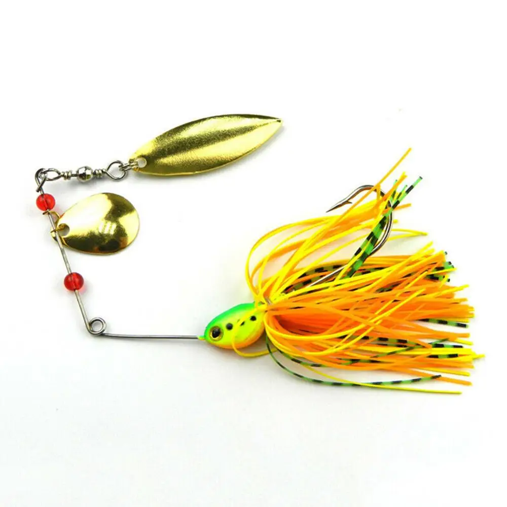 

5 Pieces Of Beard Fishing Bait Spinner Bait Parker Bass Fishing Bait Spinner Hook Fake Bait Fishing Tackle