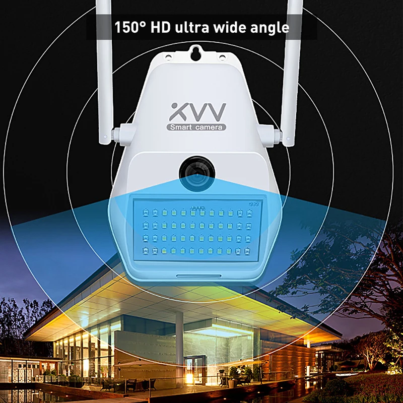 Xiaovv D7 умная быстрая Беспроводная настенная камера безопасности 1080P широкий угол
