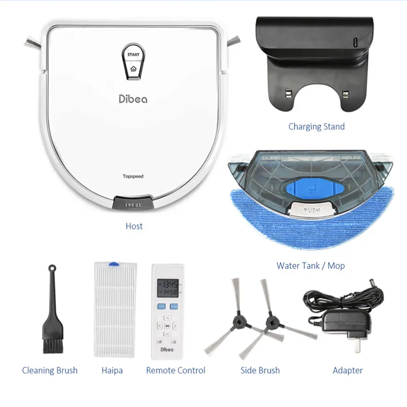 Dibea GT200 умный гироскоп робот пылесос автоматическая подметальная пыль