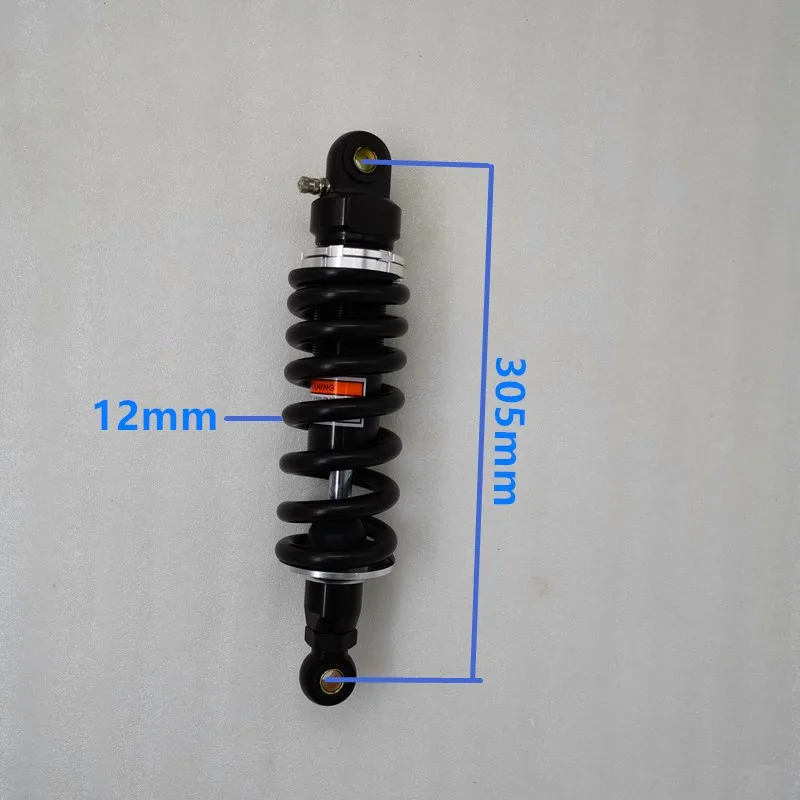 Задние амортизаторы для мотоциклов Honda Yamaha Suzuki Kawasaki Gokart ATV 12 мм пружина 300 305 315 325 350