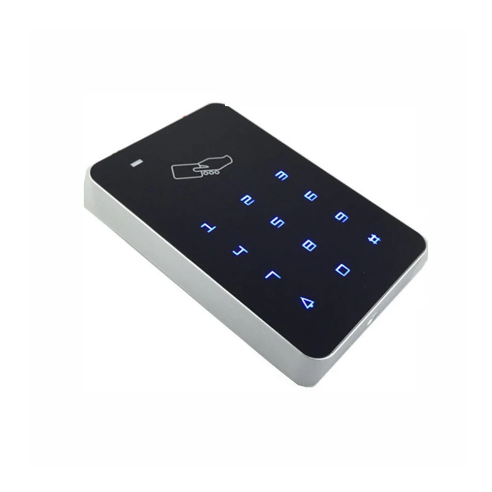 

Touch Screen IC Card Reader for Door Access Control System Wiegand 26 Interface Slave Reader Accessories