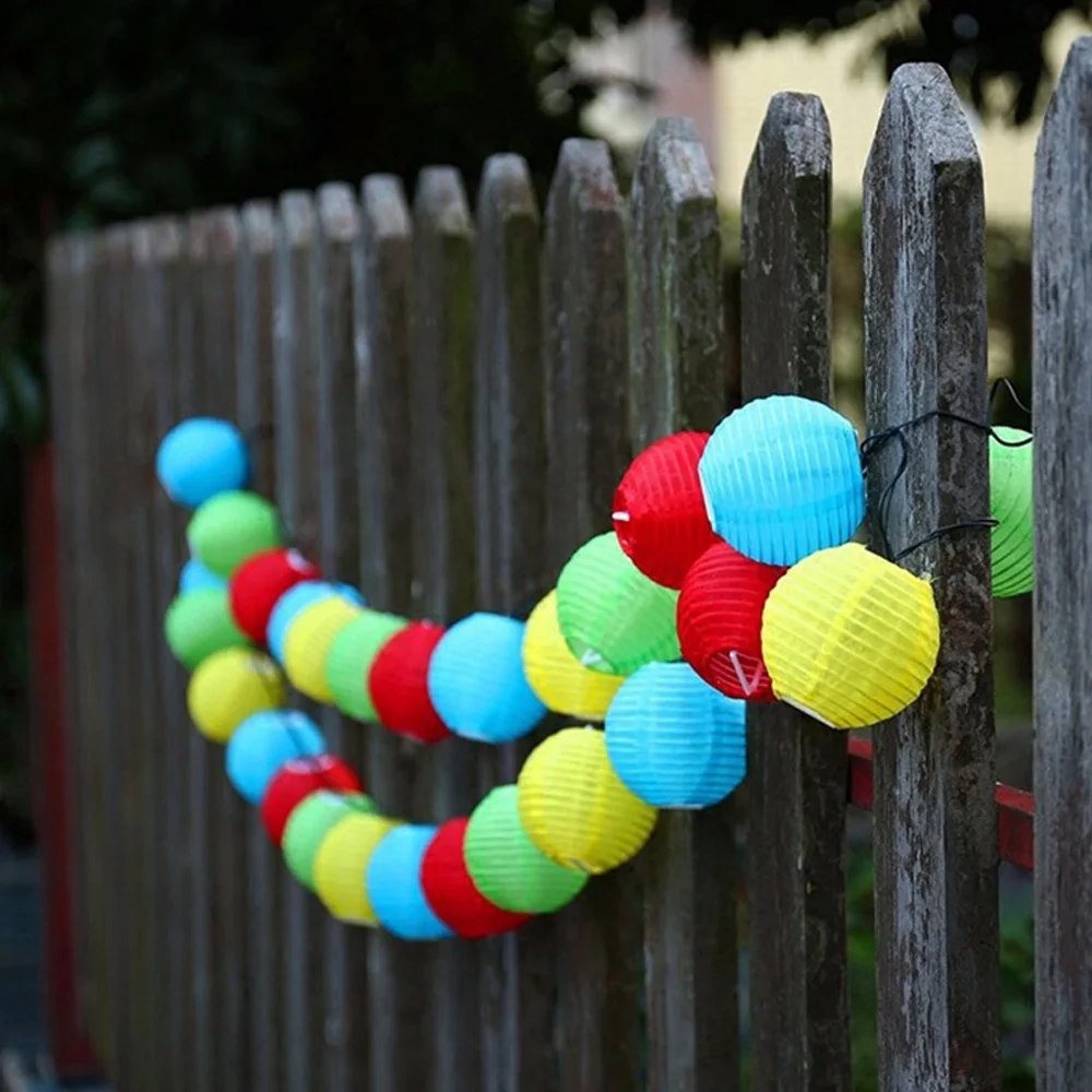 

30LED Outdoor Garden Lantern Ball Solar Light Garden Patio Holiday Christmas Lantern Solar Fairy String Light