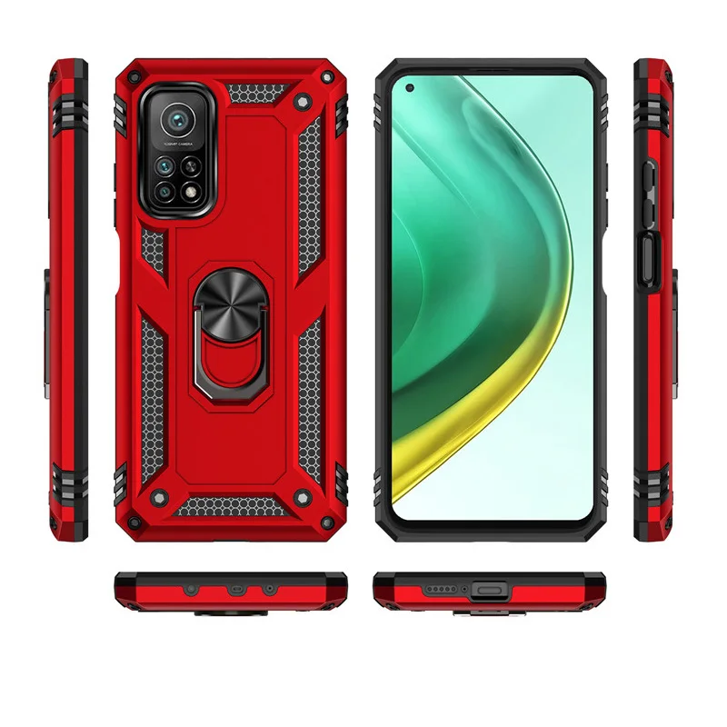 

Shockproof Armor Magnetic Case For Xiaomi Mi 10 Pro Ultra 9 10 Lite 9SE CC9E 9 Pro Mi Note 10 Pro A3 Lite Ring Holder Stand Case