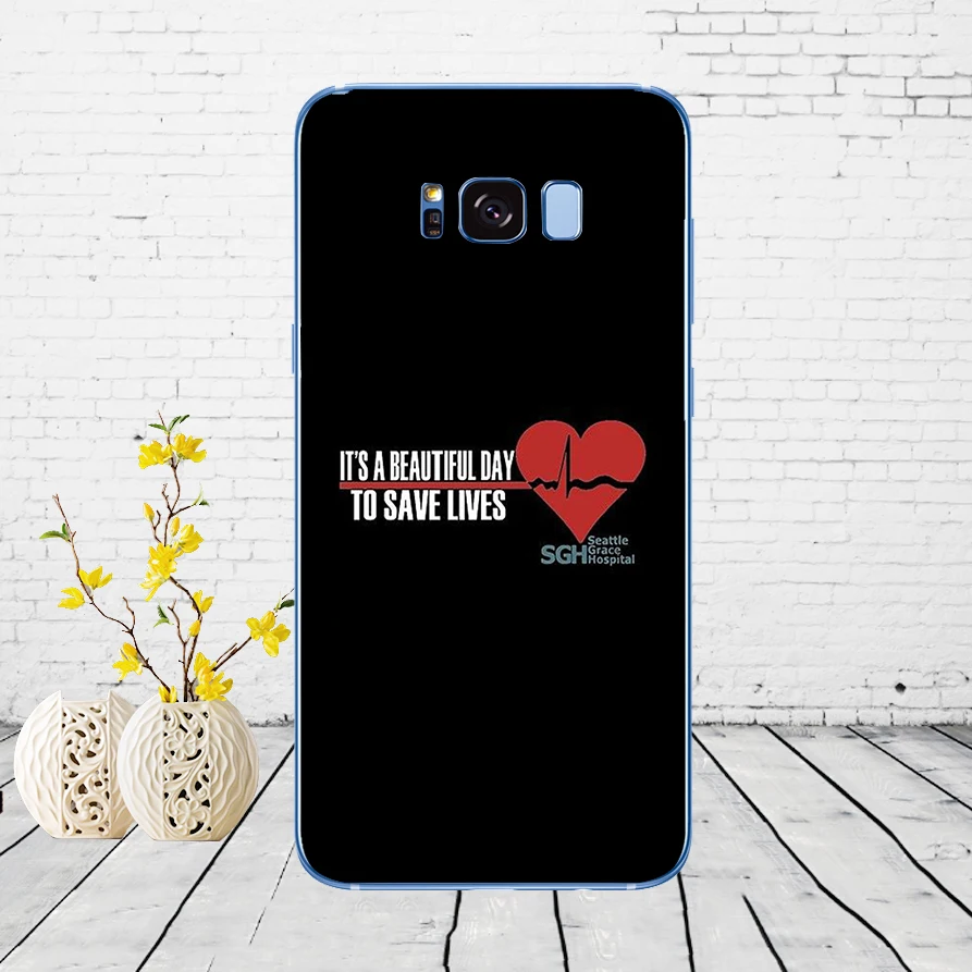 07DD Американский ТВ GREYS Anatomy Мягкий силиконовый чехол для Samsung Galaxy S6 S7 край S8 S9 S10 плюс A70 A50 чехол