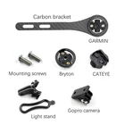 Держатель для велосипеда Garmin Cateye Bryton Gopro, держатель из углеродного волокна для велосипедного компьютера, секундомера, спидометра