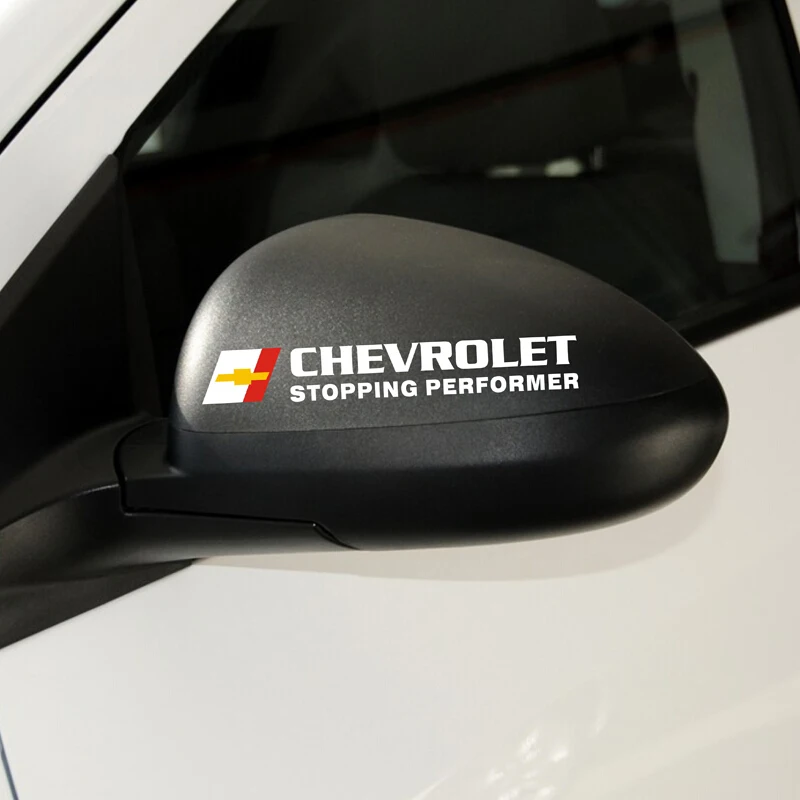Sport Stripes Car Stickers For Chevrolet CRUZE CAPTIVA Camaro Silverado both side mirorr cove stickers | Автомобили и мотоциклы