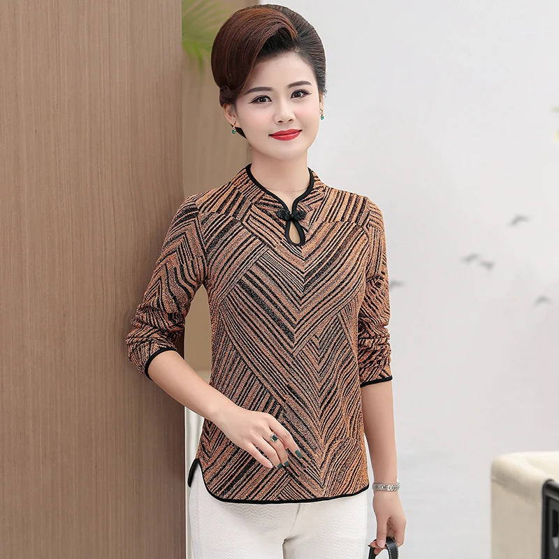 Женская Полосатая футболка с длинным рукавом новинка весны 2020 Женский верх