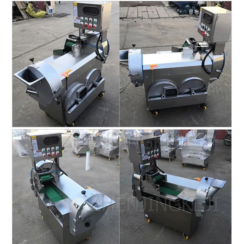 

Automatic Vegetable Cutter Large Commercial Multifunctional Shredded Slicing Kitchen Restaurant Hotel Equipment Food Processing