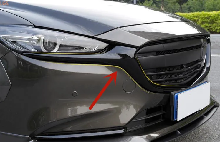 Высококачественная Хромированная передняя решетка для Mazda 6 ATENZA 2017-2021