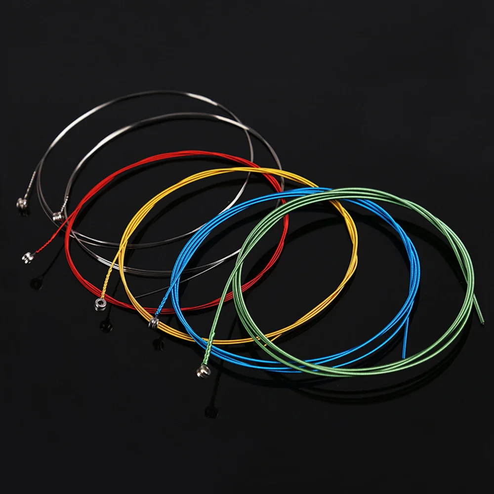 

6Pcs Paper Box Stainless Steel Anti-rust Alloy Folk Acoustic Guitar Strings
