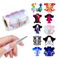 nail extension french nail stickers butterfly gel acrylic extension tools 100pcs