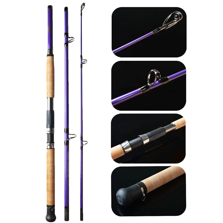 Удочка из углеродного волокна для морской рыбалки 30 тонн 50 фунтов 1 8/2 1/2 4 м|Удочки|