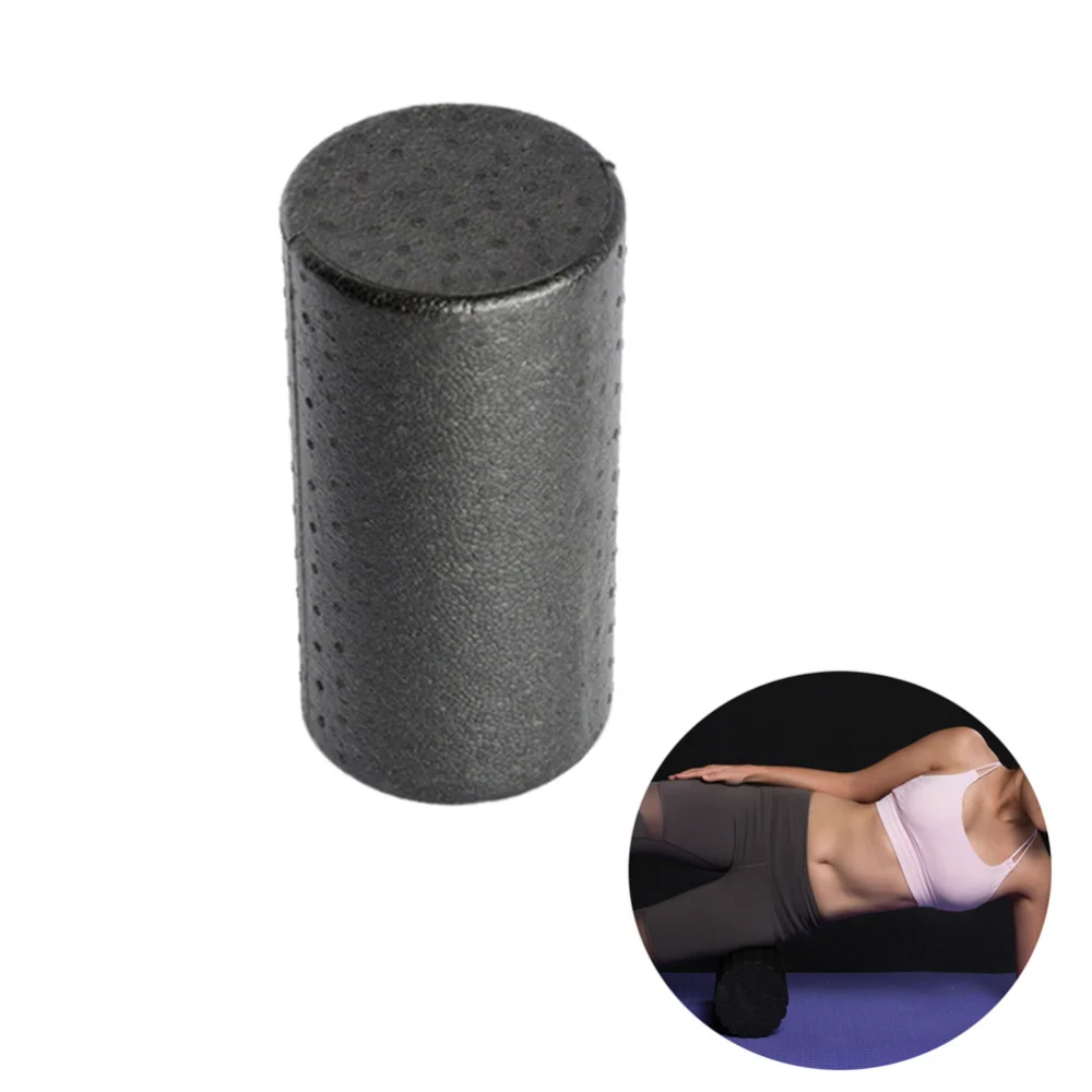 

High-Density Round Roller Firm Muscle Rollers for Muscle Therapy and Balance Exercises (Black)