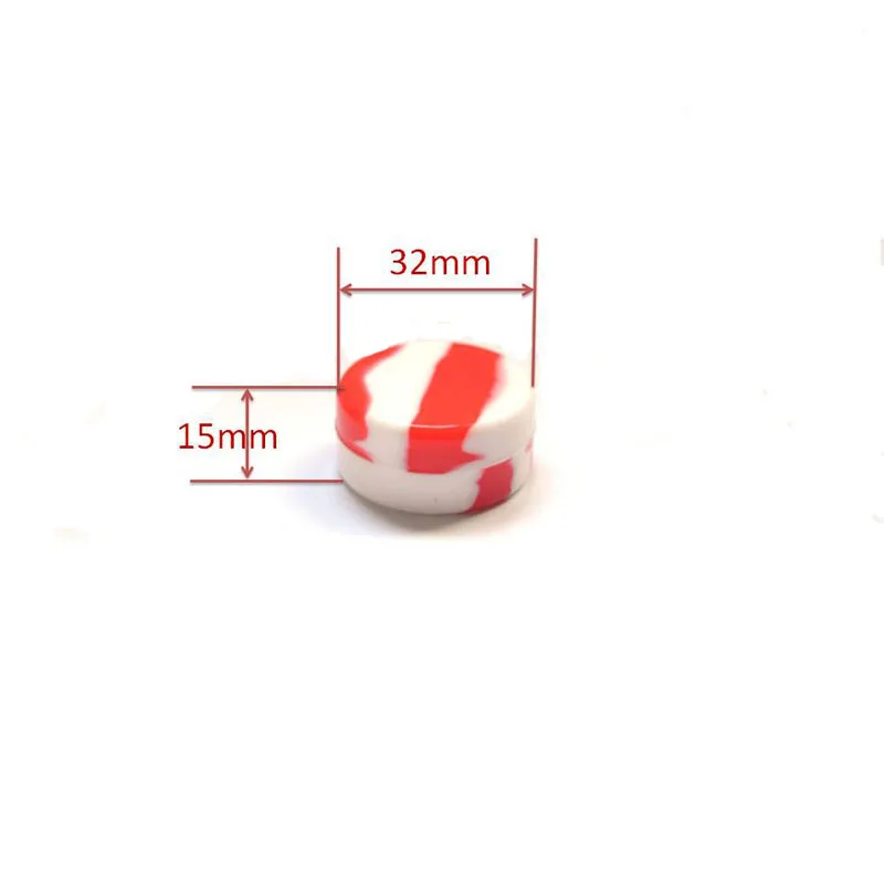 1000 шт круглая силиконовая коробка баночки форма Dab 3 мл многоразовый силиконовый