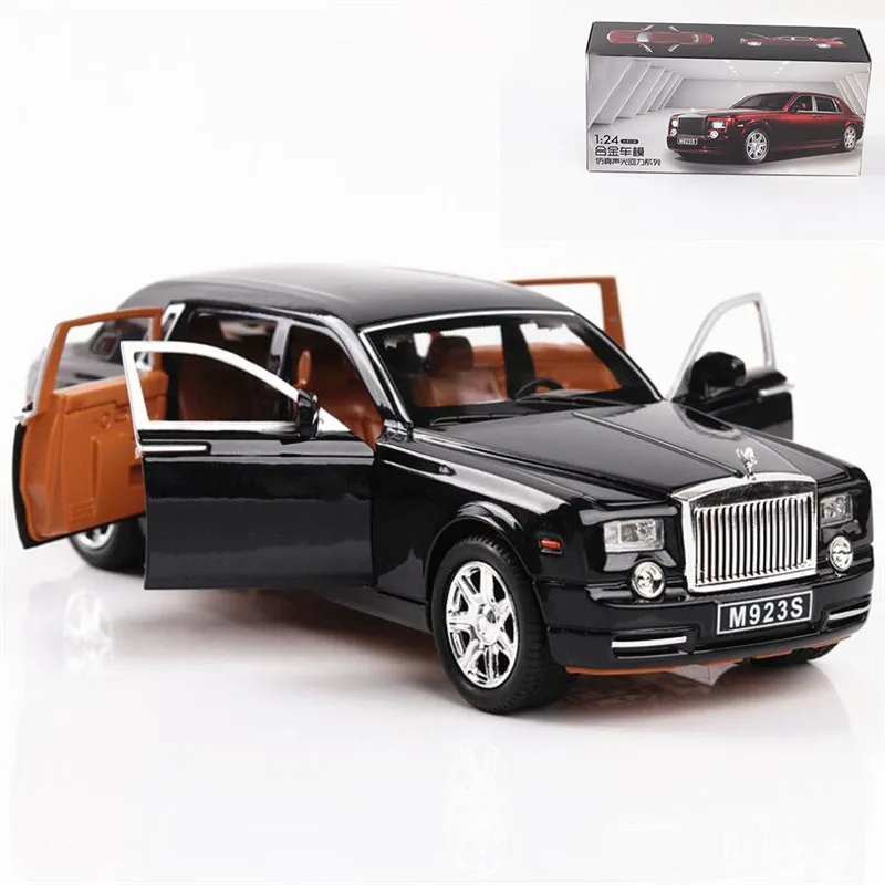 1:24 игрушечный автомобиль отличного качества Rolls-Royce Phantom Металлический