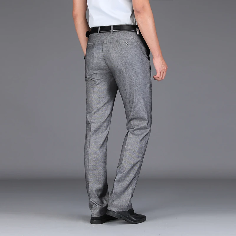Брюки мужские стрейчевые Классические деловые повседневные свободные прямые