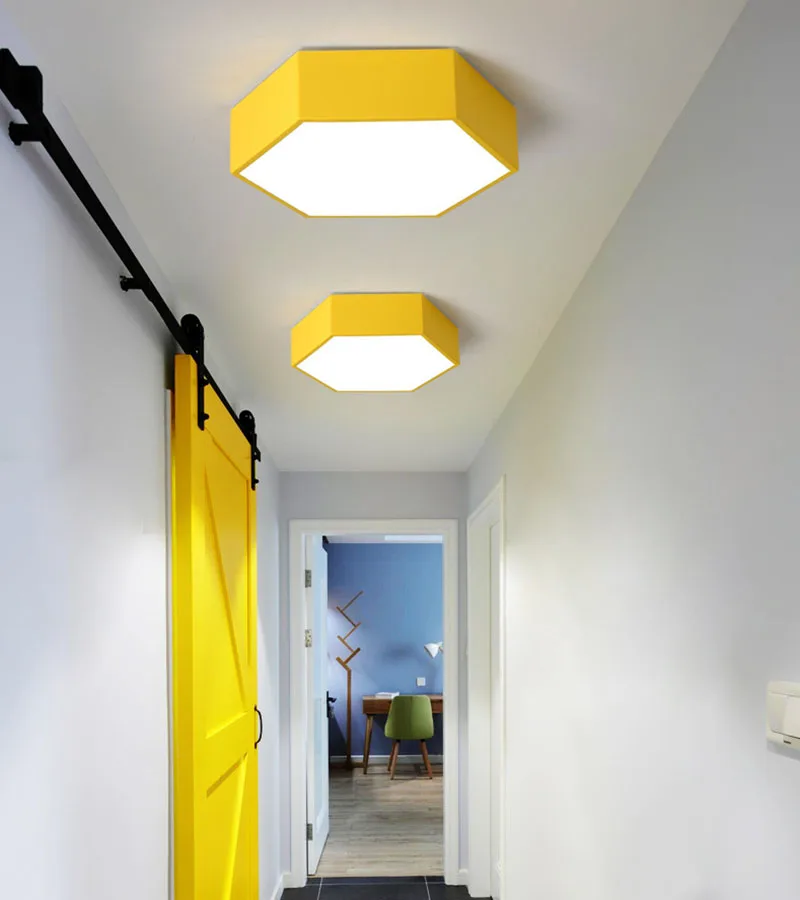 Nordic modern iron красочный DIY комбинированный светодиодный потолочный светильник