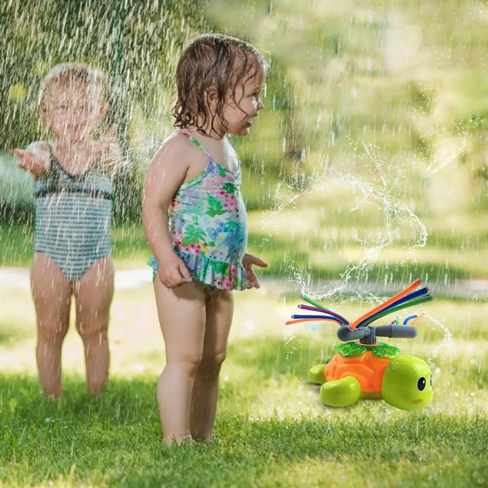 

Детский спринклер-черепаха, игрушка-распылитель воды, для газона, для бассейна, летняя водная игрушка для детей