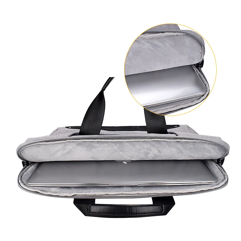 protective laptop bag sleeve case shoulder bag carrying case for pro13 14 15 6 inch macbook air asus acer lenovo dell handbag free global shipping