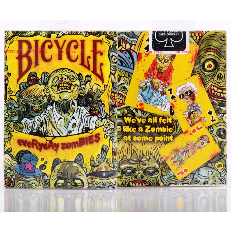 Bicycle Everyday Zombie Playing Cards 88*63mm Paper Magic Poker Card Trick Collection | Спорт и развлечения