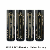 2020 new 100 original high quality liitokala 18650 lithium battery 3 7v 3500mah 18650 rechargeable batteries for flashlight