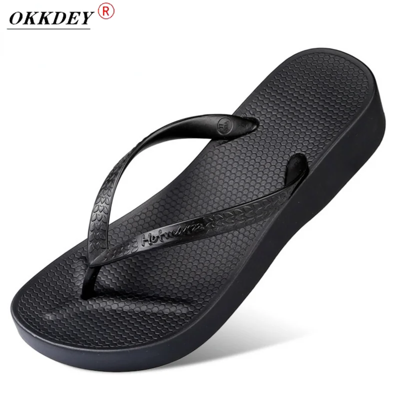 

Women's Platform Shoes, Women's Outer Wear, High-heeled Coast Slope-heel Sandals, Casual Fashion Lovers Couples Ladies Slippers