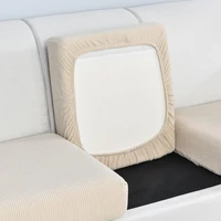 funiture protector jacquard thick sofa cushion cover corner sofa seat cushion slipcover elastic solid color couch cover