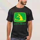 Новинка 2020, летний трактор John Beer, Deere, 100% хлопок, с круглым вырезом, популярная футболка, товар