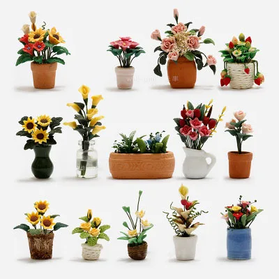 3D стерео глина Моделирование цветок микро модель небольшой магнит на