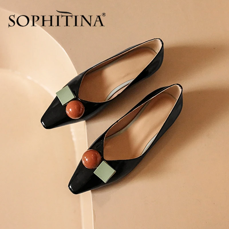 SOPHITINA/Модная женская обувь на плоской подошве Высококачественная удобная из