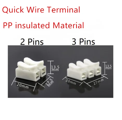 20pc CH2/CH3 устойчивый к высокому давлению 2-контактный 3-контактный 10 А 250 В нажимной