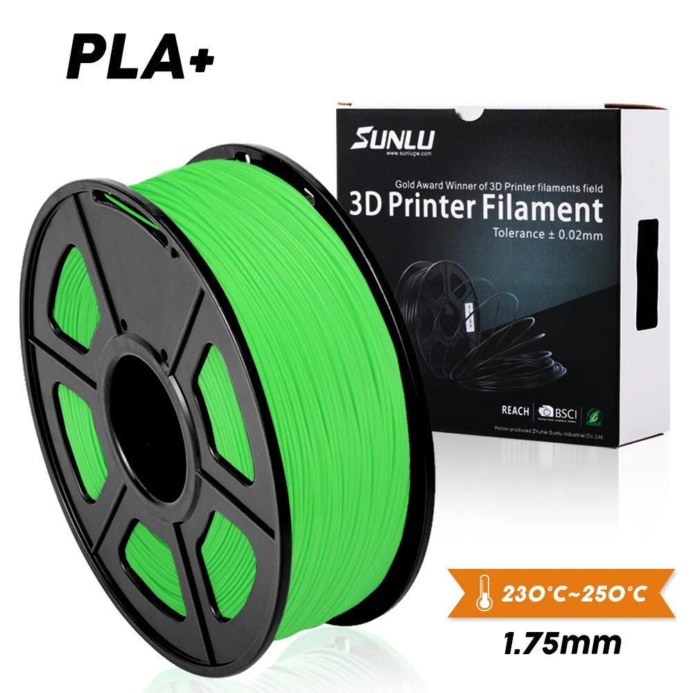 SUNLU 3D Printer PLA PLUS Filament 1.75mm 1kg With Full Color And Top Quality For Special Doodling Gifts DIY 3D Printing