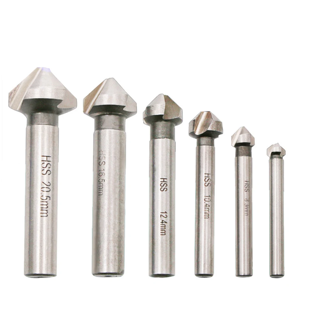 

6 x Drill Bit 6* 6 pc 6 pcs 6 pieces 6.3mm For Steel Plastic Wood Bits