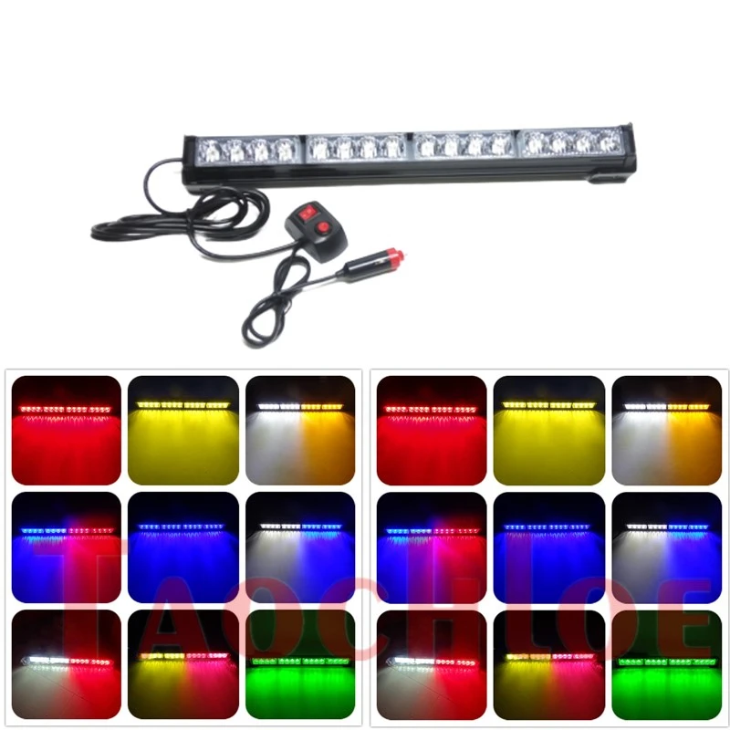 1 Набор DC 12V 16 LED автомобильный стробоскоп для скорой помощи Полицейская пожарная