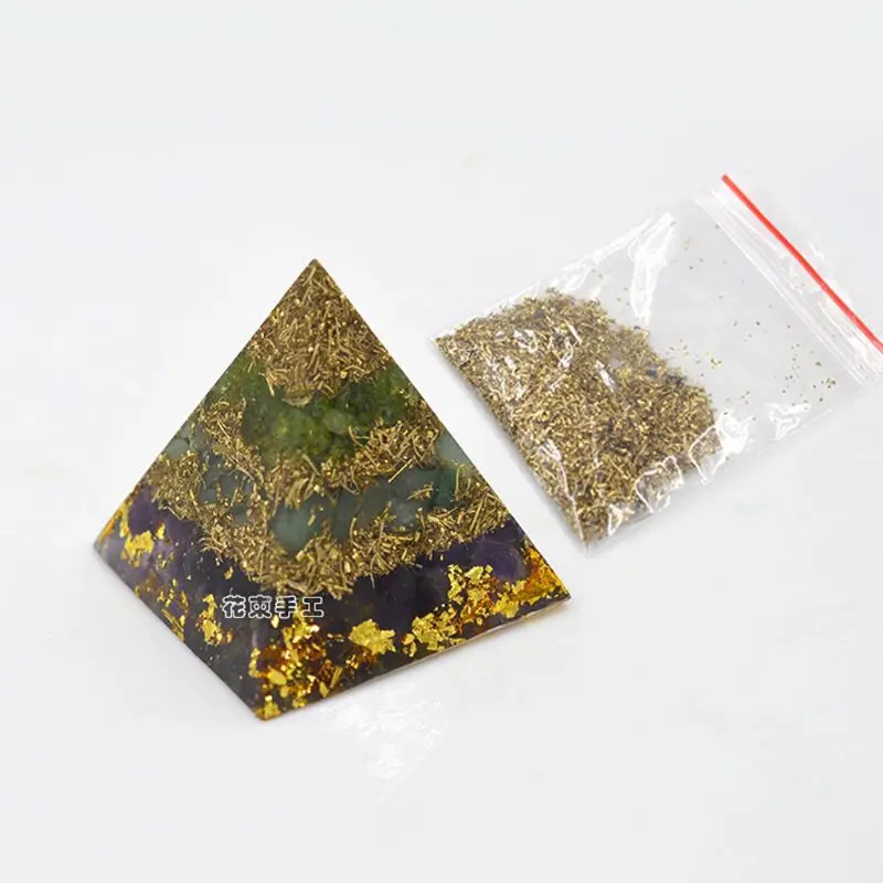 

Handmade Orgonite Metal Chips DIY Energy Tower Pyramid Fillings Material Copper Brass Fillers DIY Epoxy Resin Art Crafts N1HD