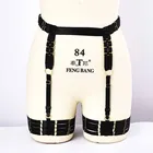 Золотой аксессуары подвязка, пояс на резинке, ногу Высокая Талия чулок Пояс для чулок гот, Харадзюку БДСМ нижнее белье