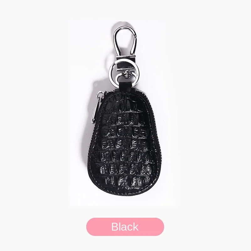 

car accessories protection general leather lady lovely ring pendant keychain bag key fob cover case holder chain interior parts